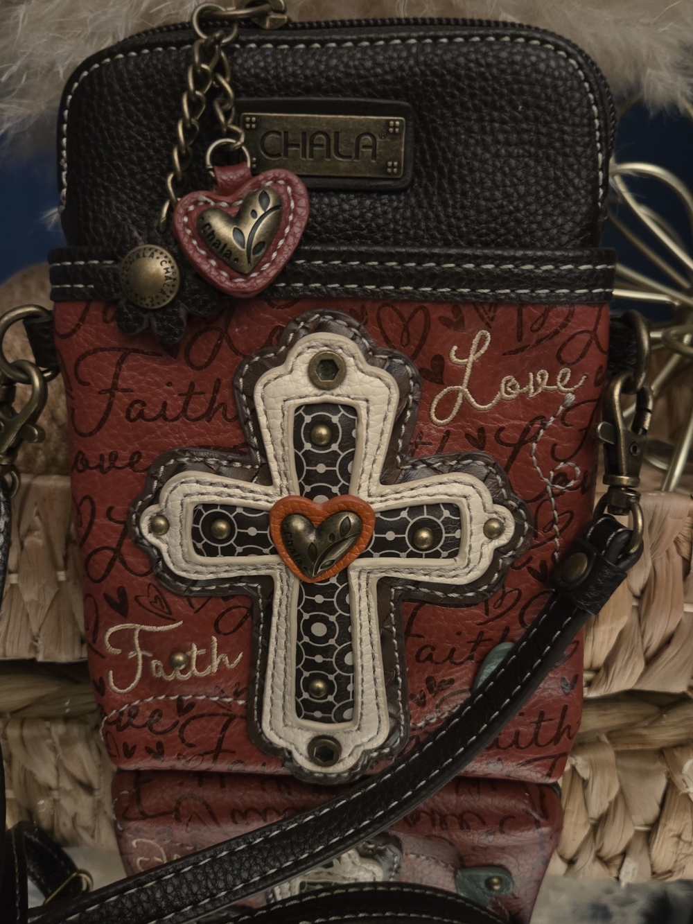CHALA Faith Cross Cell Phone Crossbody Bag | Wear Your Faith in Style